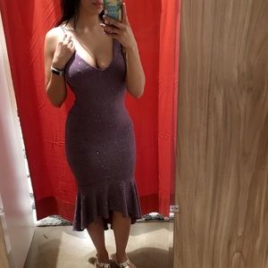 Wedding sparkle Classy purple dress